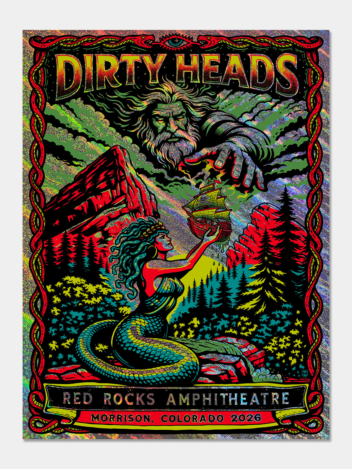 DH RED ROCKS 2026 AP - FOIL POSTER – David Foral