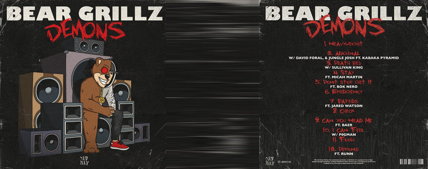 BEAR GRILLZ RELEASES 'DEMONS'  - PRODUCED BY DAVID FORAL & JUNGLE JOSH