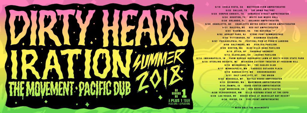 DIRTY HEADS SUMMER TOUR ANNOUNCED