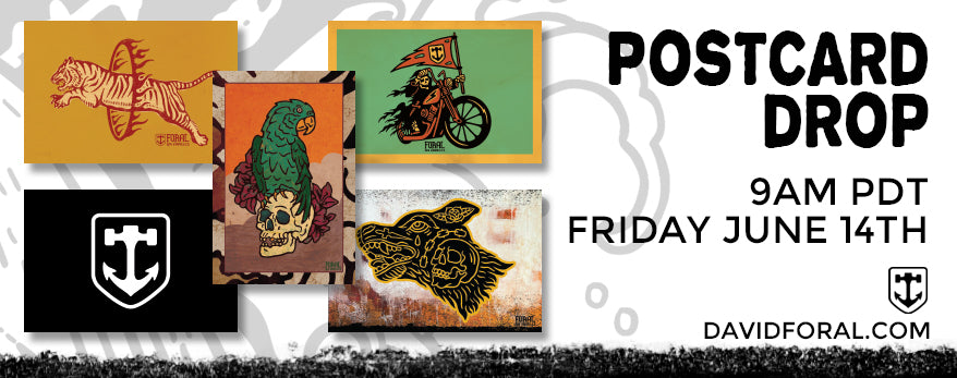 POSTCARD ART DROP - JUNE 14TH