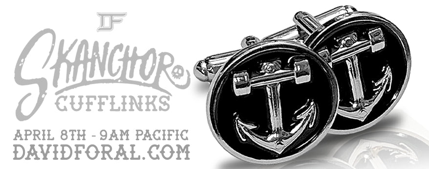 SKANCHOR CUFFLINKS DROP - APRIL 8TH