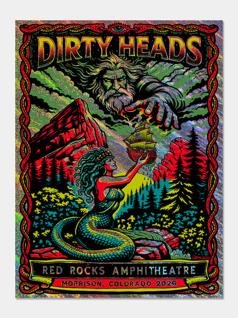 DH RED ROCKS 2026 AP - FOIL POSTER